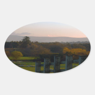 Sticker Ovale L'Irlande est belle