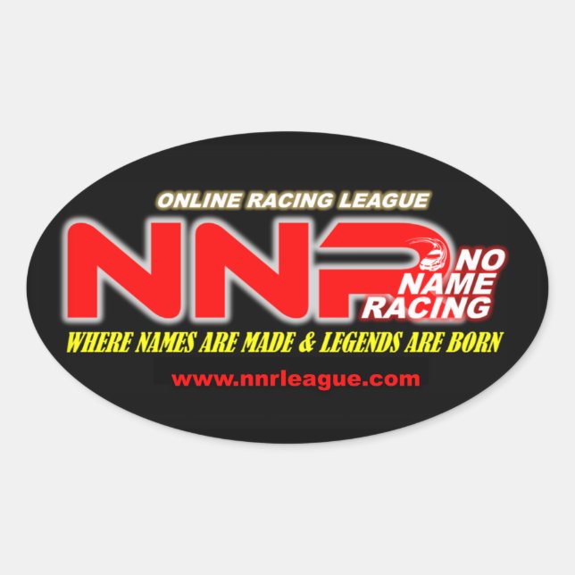 Sticker Ovale Logo de la ligue ovale NNR (Devant)