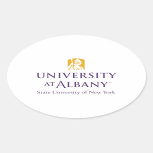 Sticker Ovale Logo de l'Université d'Albany