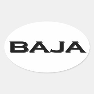 Sticker Ovale Logo d'ovale de Baja