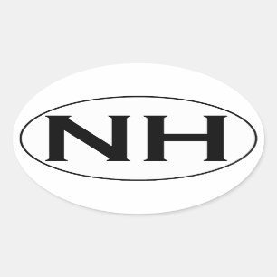 Sticker Ovale Logo d'ovale de NH