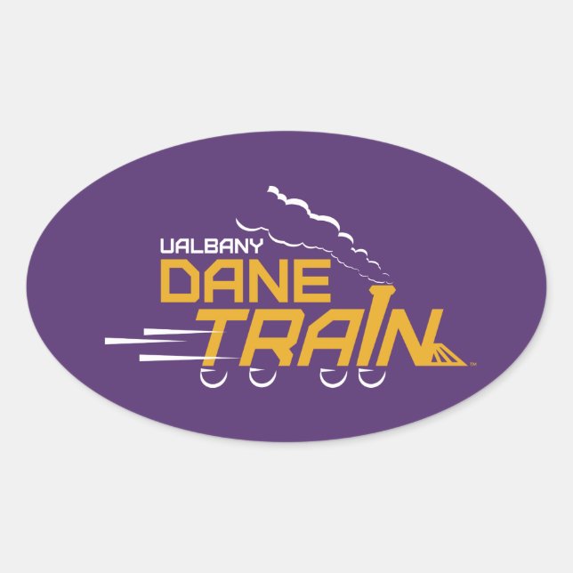 Sticker Ovale Logo du train UAlbany Dane (Devant)
