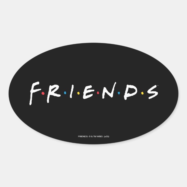 Sticker Ovale Logo FRIENDS™ (Devant)