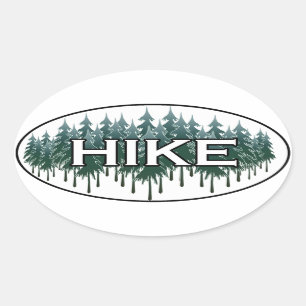 Sticker Ovale Logo HIKE Oval