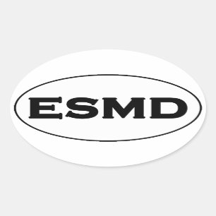 Sticker Ovale Logo ovale ESMD (Rive Est du Maryland)