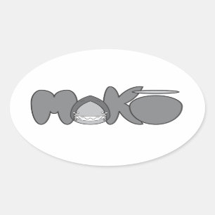 Sticker Ovale MAKO Slap