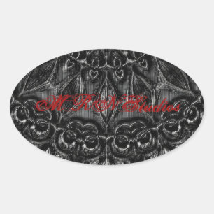 Sticker Ovale Mandala