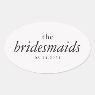 Sticker Ovale Mariage de la Calligraphie moderne