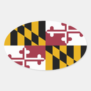 Sticker Ovale Maryland