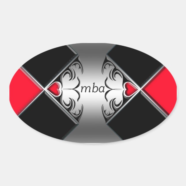 Sticker Ovale mba (Devant)