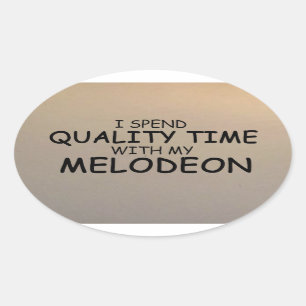Sticker ovale Melodeon Time