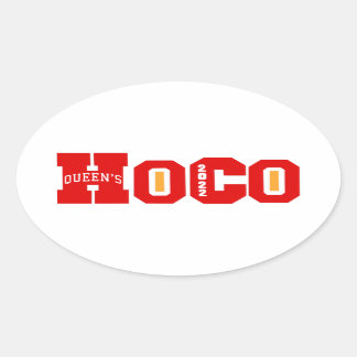 Sticker Ovale Merch Queens Hoco 2022