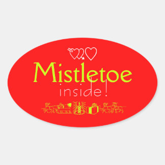 Sticker Ovale Mistletoe
