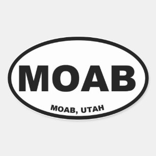 STICKER OVALE MOAB