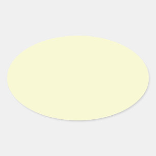 Sticker Ovale Modèle Arrière - plan couleur uni blanc blanc iv