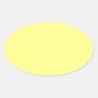 Sticker Ovale Modèle blanc Arrière - plan jaune
