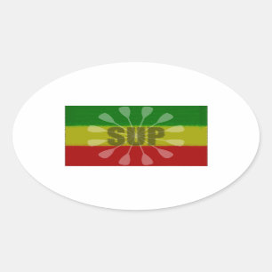 Sticker Ovale Montez La Pagaie, Paddle Twirl