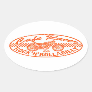 Sticker Ovale Moto