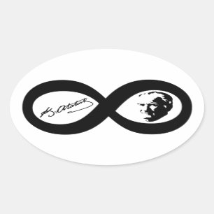 Sticker Ovale Mustafa Kemal Ataturk