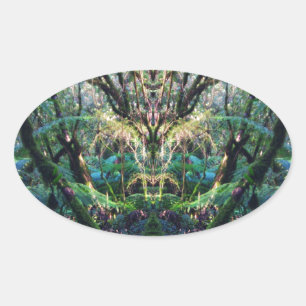 Sticker Ovale Mystique