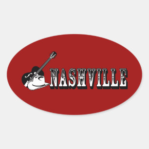 Sticker Ovale Nashville