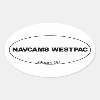STICKER OVALE NAVCAMS WESTPAC