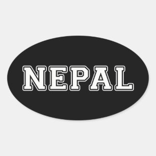 Sticker Ovale Népal