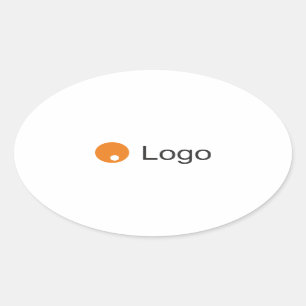 Sticker Ovale Nettoyer les entreprises monochromes