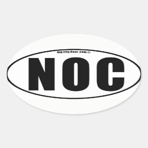Sticker Ovale Nocatée - Quartier (qté 4)