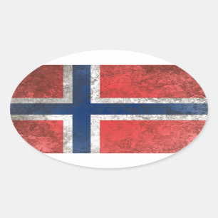 Sticker Ovale Norvège