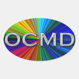 Sticker Ovale OCMD - Ocean City Maryland - Logo ovale