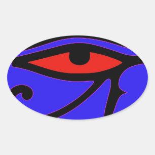 Sticker Ovale OEil de Horus