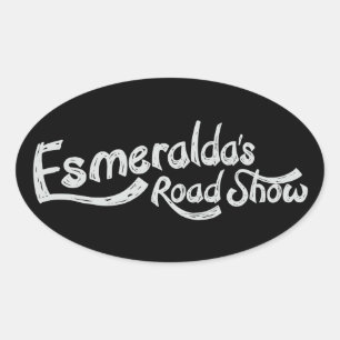 Sticker ovale officiel du Roadshow d'Esmeralda