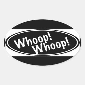 Sticker Ovale Ouah ! Ouah !