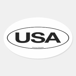 Sticker Ovale Oval des États-Unis