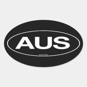 Sticker Ovale Ovale de l'Australie