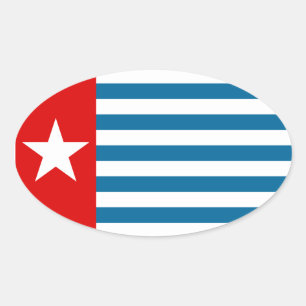 Sticker Ovale papua occidental