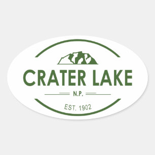 Sticker Ovale Parc national de Crater Lake