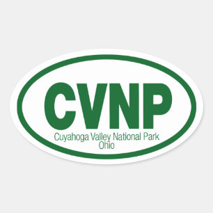 Sticker Ovale Parc national de la vallée de Cuyahoga