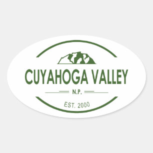 Sticker Ovale Parc national de la vallée de Cuyahoga