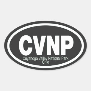 Sticker Ovale Parc national de vallée de Cuyahoga
