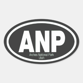 Sticker Ovale Parc national des Arches