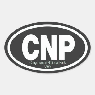 Sticker Ovale Parc national des Canyonlands