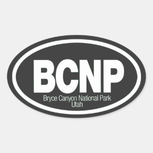 Sticker Ovale Parc national du Bryce Canyon