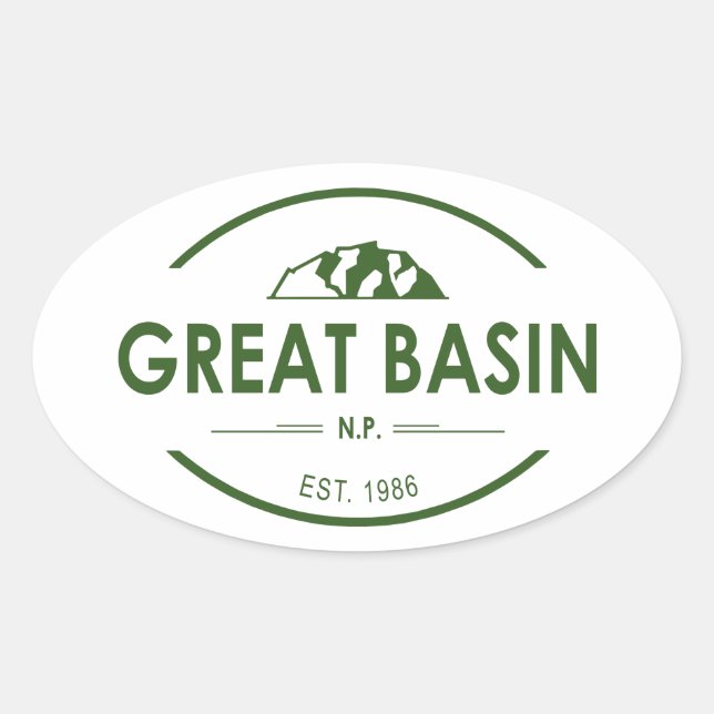 Sticker Ovale Parc national du Grand Bassin (Devant)