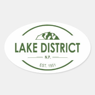 Sticker Ovale Parc national Lake District