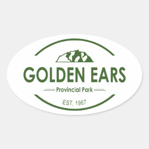 Sticker Ovale Parc provincial Golden Ears Colombie-Britannique