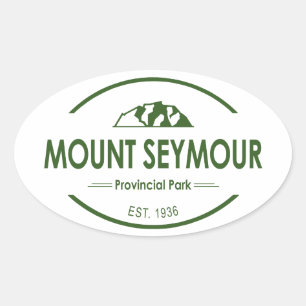 Sticker Ovale Parc provincial Mount Seymour