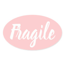 Pastel rose fragile entreprise moderne tendance