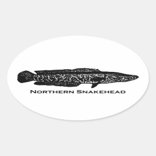 Sticker Ovale Pâturage du nord